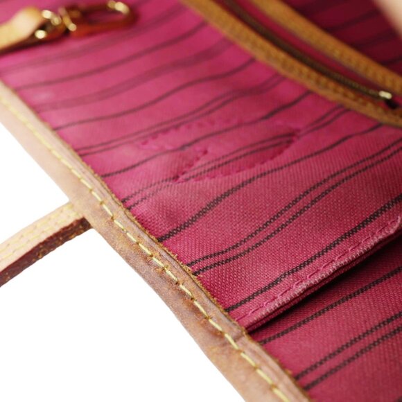 Louis Vuitton  Neverfull MM Monogram Canvas Tote Bag Brown - Picture 12 of 15